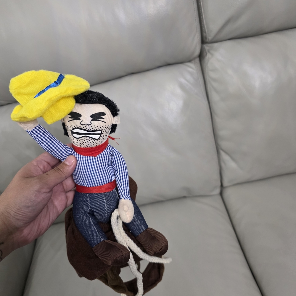 Cowboy Plush Toy with Yellow Hat